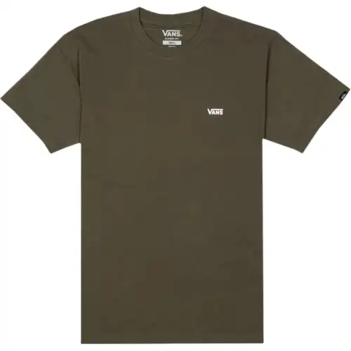 Vans T Shirts Men's Army Green Crew Neck