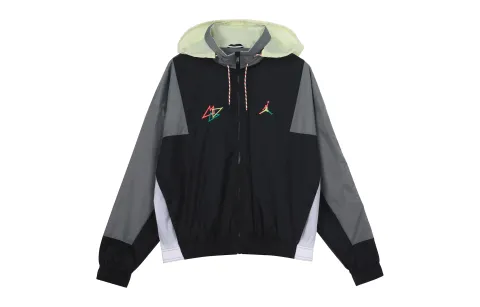 Jordan Sport Jackets Men's Black Stand Collar Moderate Other