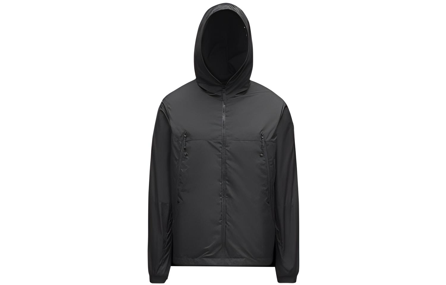 Мужская куртка Moncler SS22 Junichi (черная)