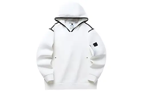 ANTA Variety Training Collection Sweatshirts Unisex White Hooded Moderate Regular