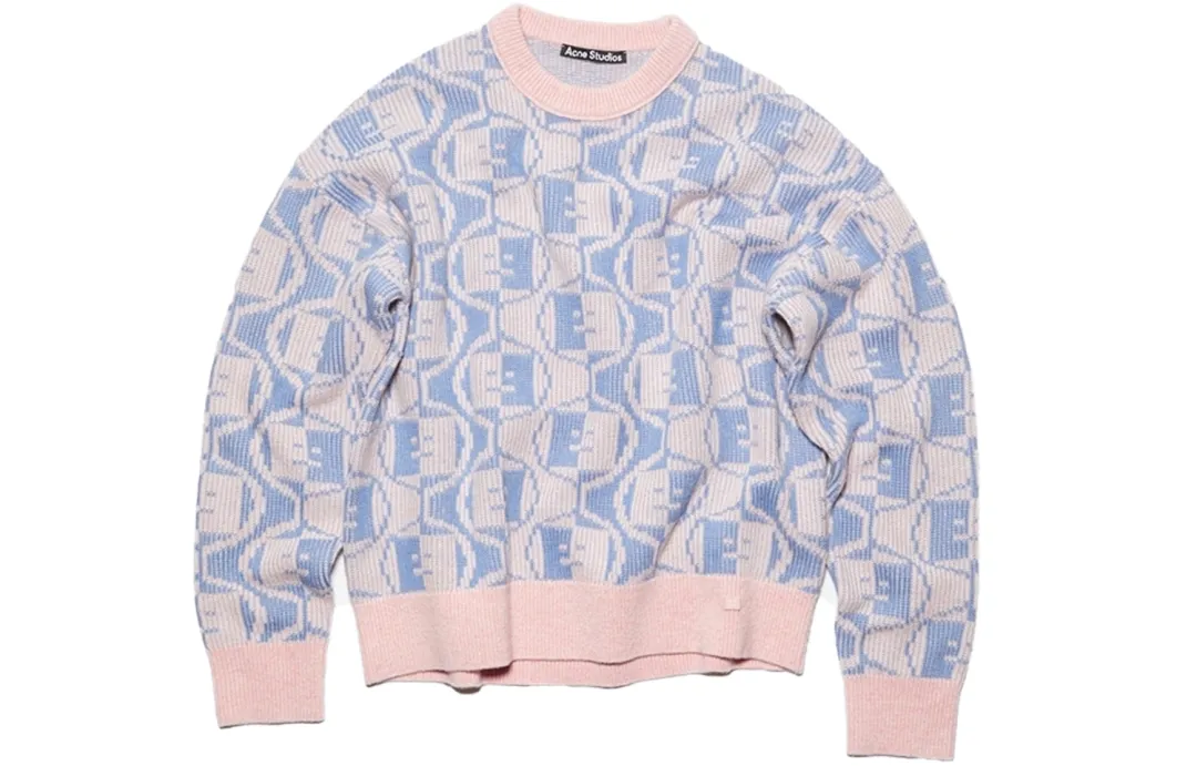 Acne Studios Sweater Unisex Light Pink Red