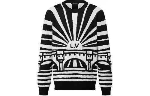 LOUIS VUITTON SS24 Sweater Men's Black