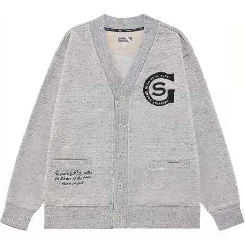 Mizuno HERITAGE Knitwear Unisex Light Gray