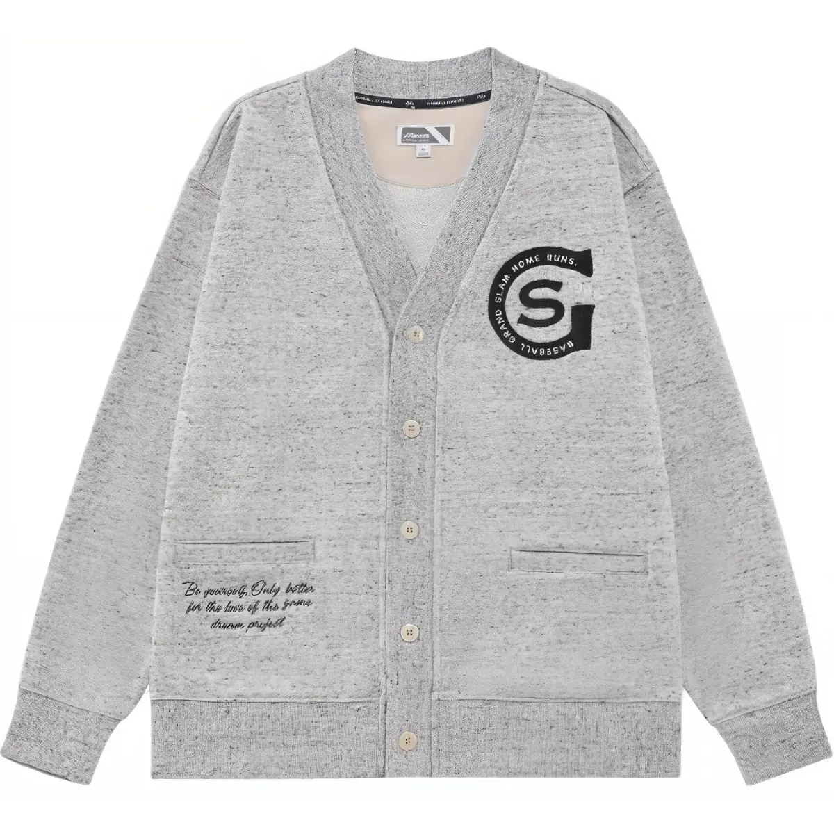 Mizuno HERITAGE Knitwear Unisex Light Gray