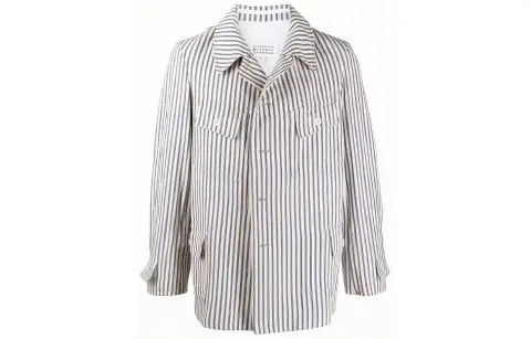Maison Margiela Jackets Men's White Lapel Moderate Other