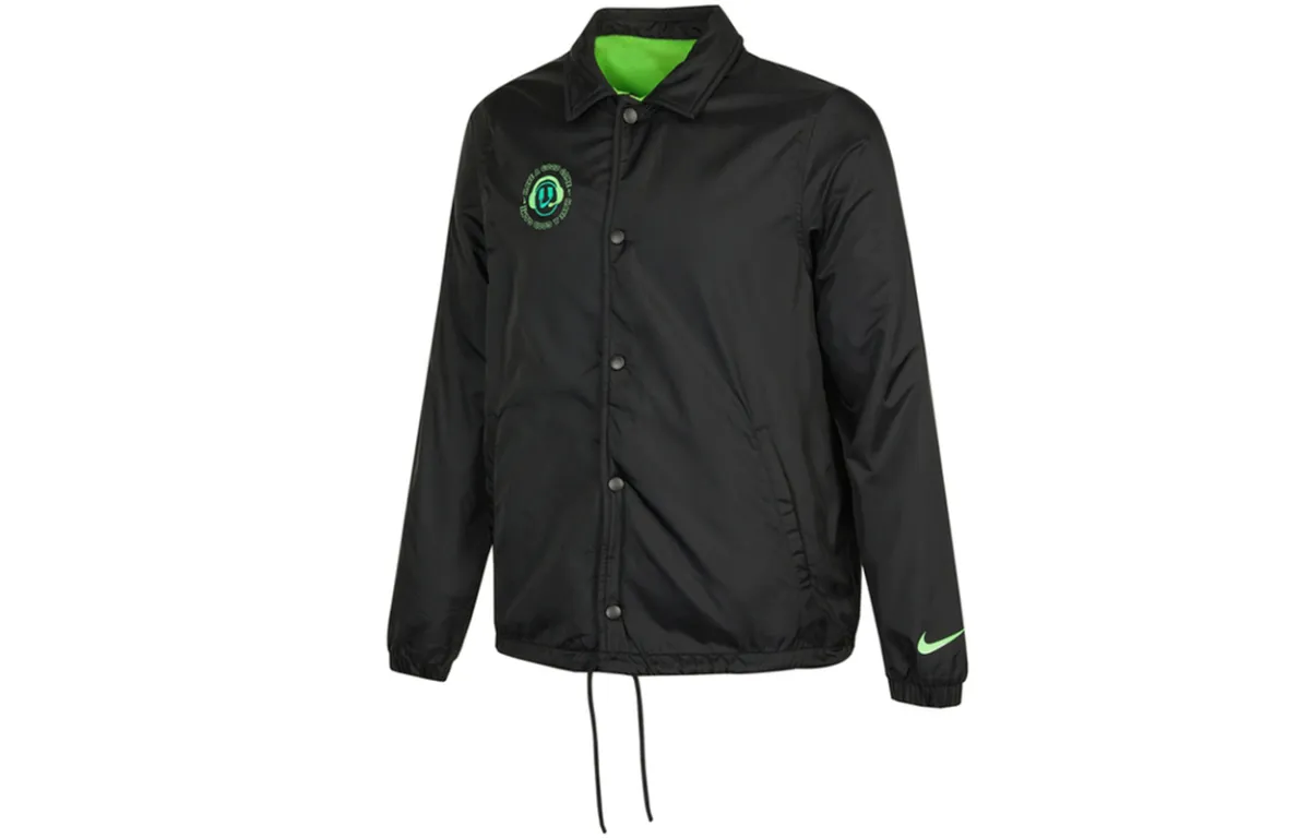 Nike Jackets Men's Black Lapel Moderate Other
