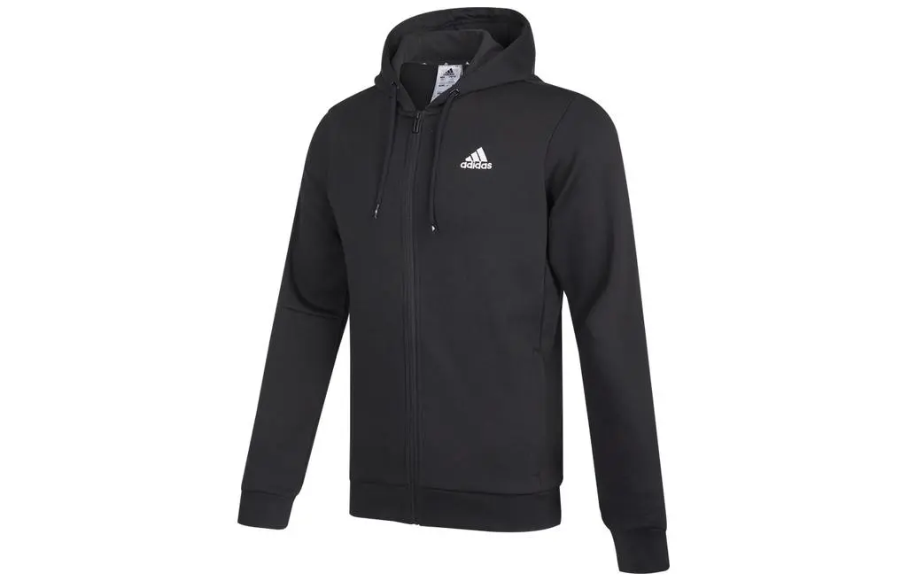 Adidas Jackets Men's Black Hooded Moderate Other