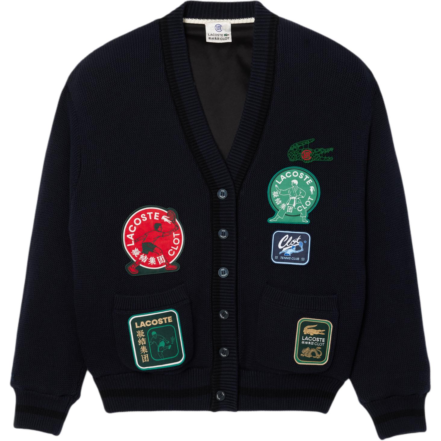 Кардиган CLOT x LACOSTE (черный)