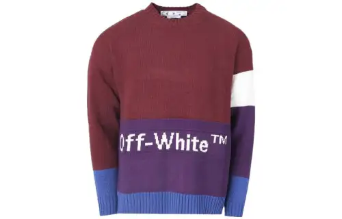 OFF WHITE Sweater Regular Fit Men's Multicolor