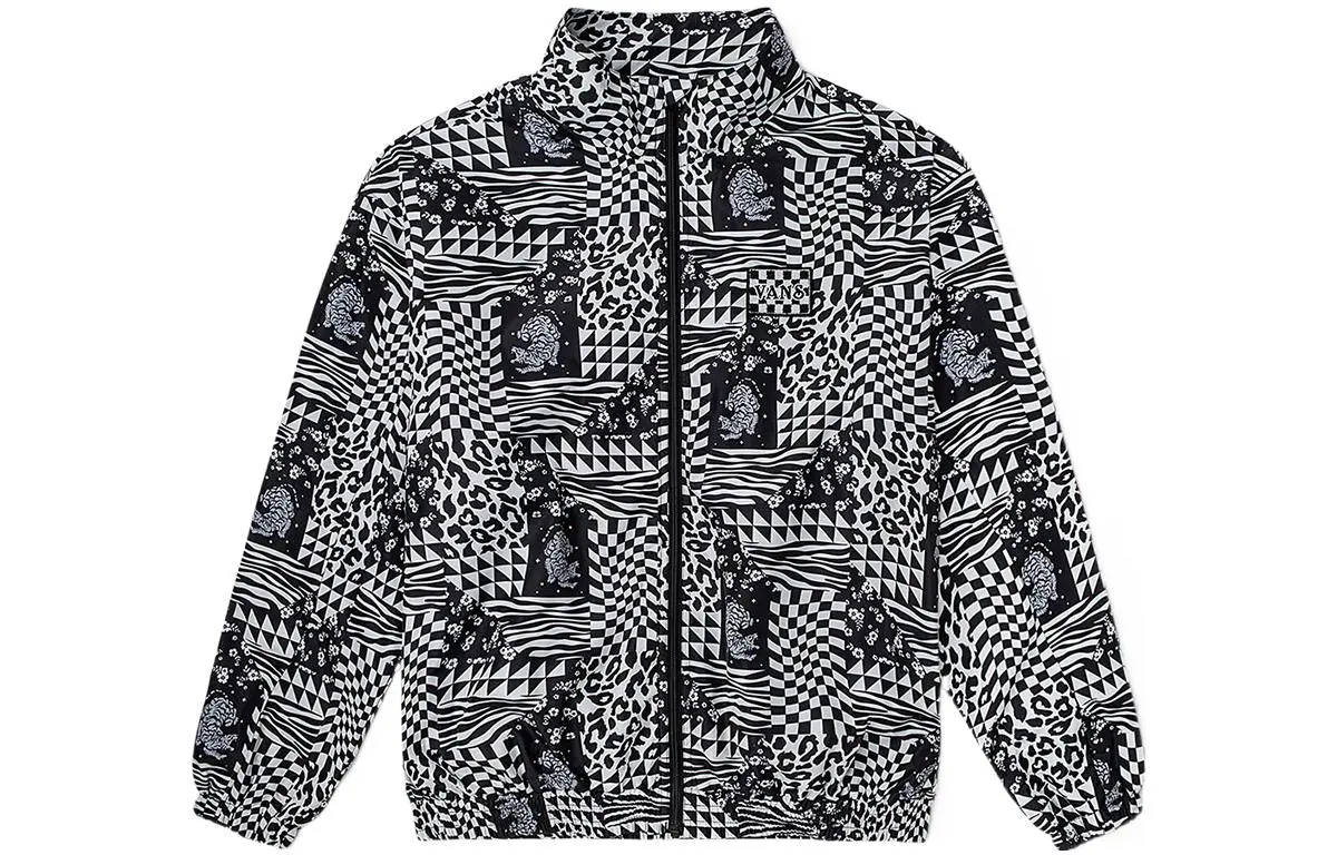 Vans Jackets Unisex Black Stand Collar Moderate