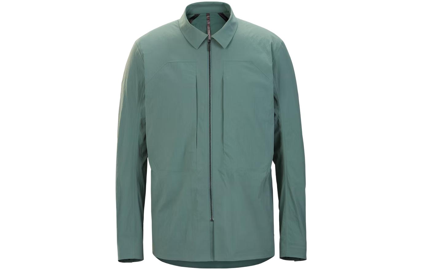 Мужская куртка Arcteryx Component Lt Shirt Jacket (однотонная серая)