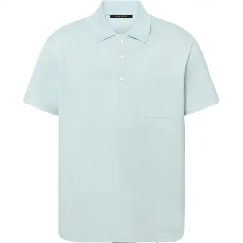 LOUIS VUITTON Monogram Cotton Pocket Polo