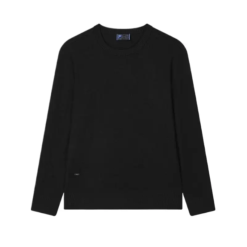 FILA Sweaters Men's Jet Black Crew Neck Moderate Other