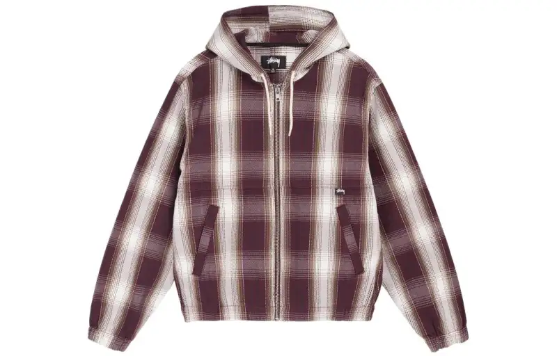 Stussy Jackets Unisex Brown Hooded Moderate Other