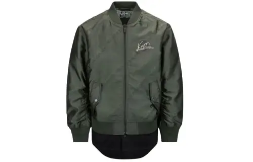 EVISU Jackets Men's Green Baseball Collar Moderate Other