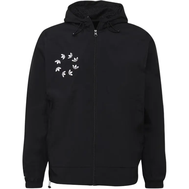 Adidas Originals Jackets Men's Black Hooded (Non-detachable) Moderate Straight Fit
