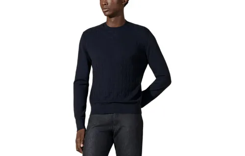 HERMES SS24 Knitwear Men's Marine Blue