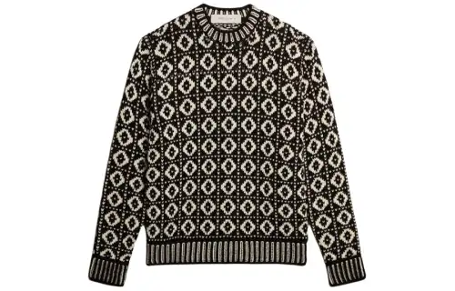 Golden Goose Intarsia-Knit Crewneck Jumper