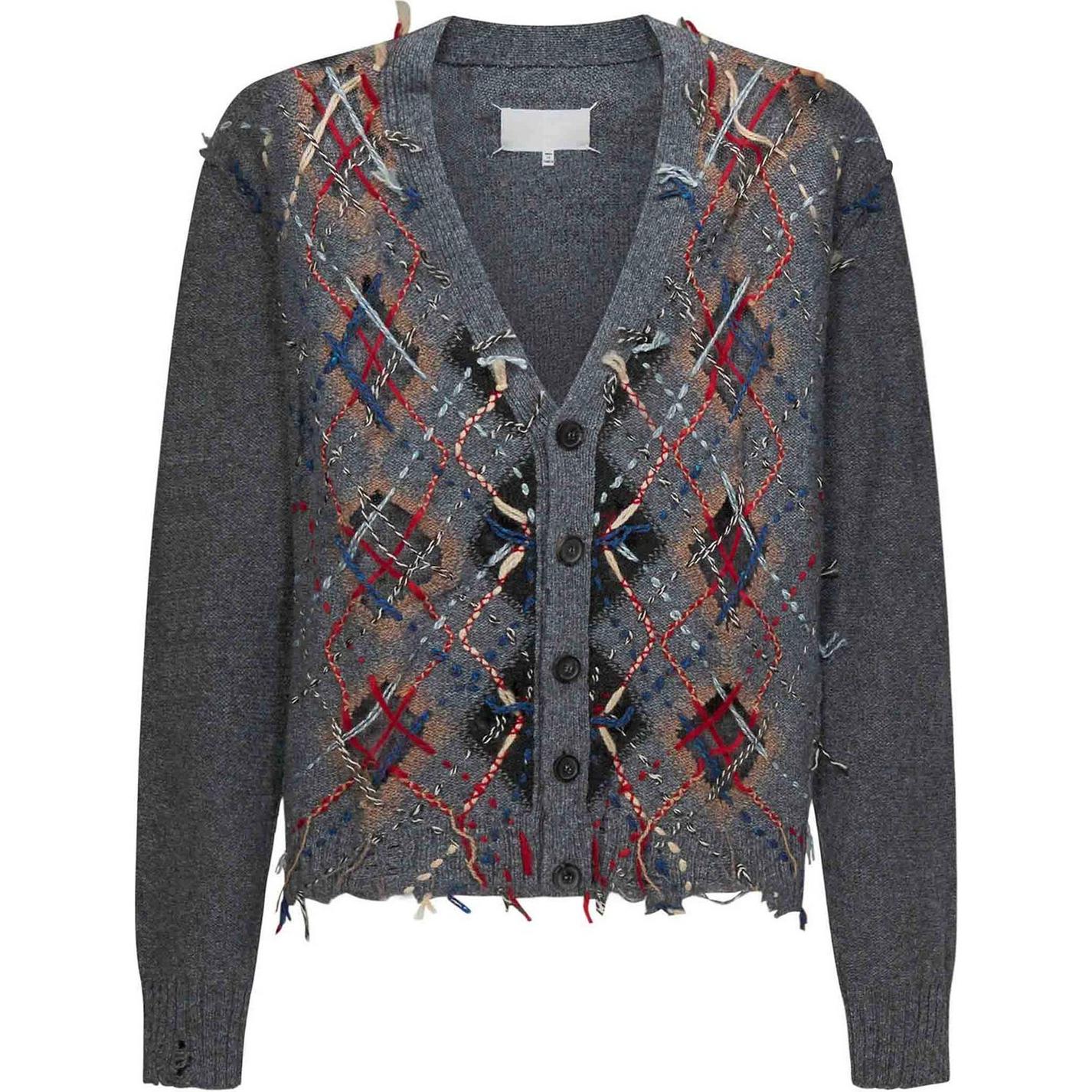 Мужской кардиган Maison Margiela (серый)