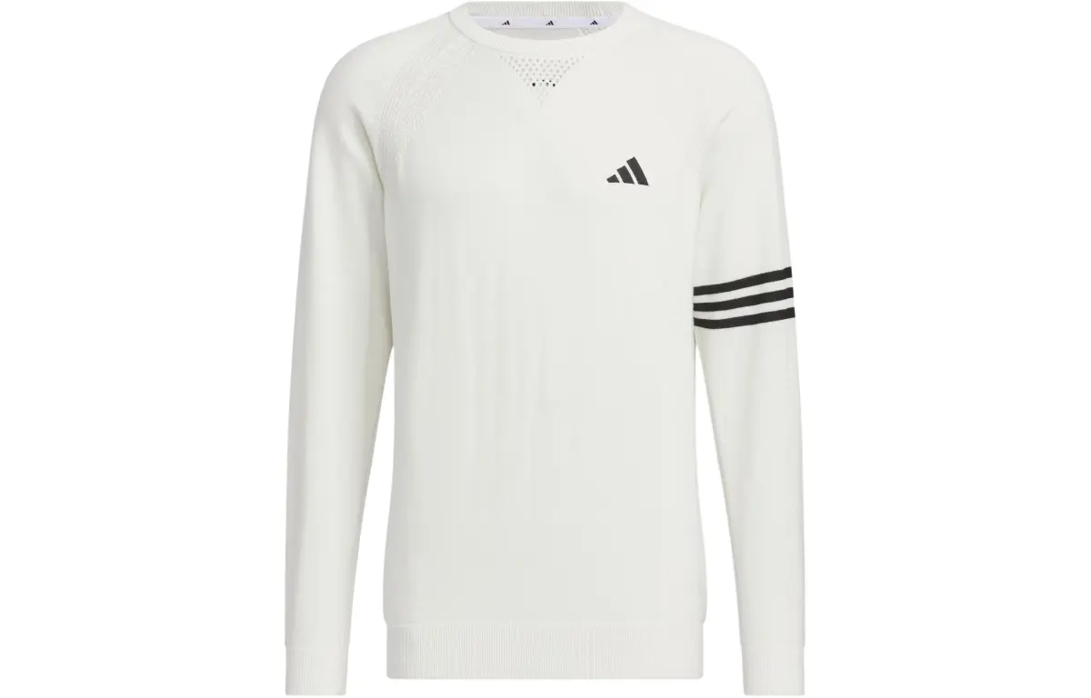 Adidas Long Sleeve Pullover Sweater Men's White
