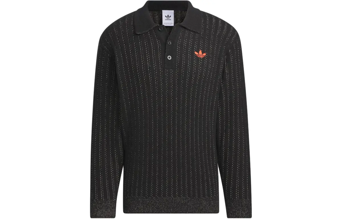 Adidas Originals V Day Polo Sweater Unisex Black