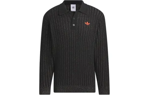 Adidas Originals V Day Polo Sweater Unisex Black