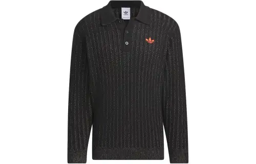 Adidas Originals V Day Polo Sweater Unisex Black