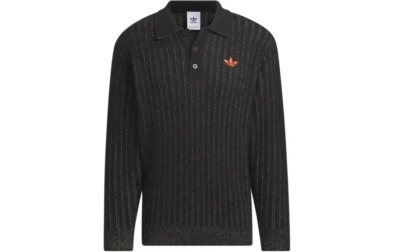 Adidas Originals V Day Polo Sweater Unisex Black