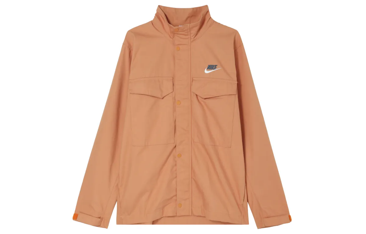 Nike Jackets Men's Orange Stand Collar Moderate Other