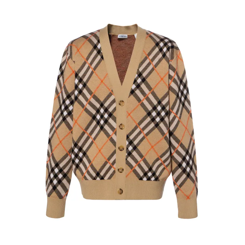 Burberry Vintage Check V-Neck Cardigan