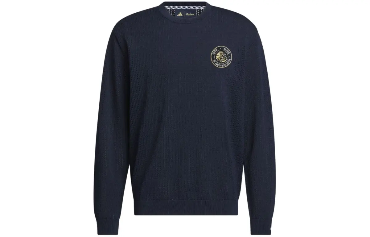 Adidas Sweaters Men's Blue Crew Neck Moderate Other