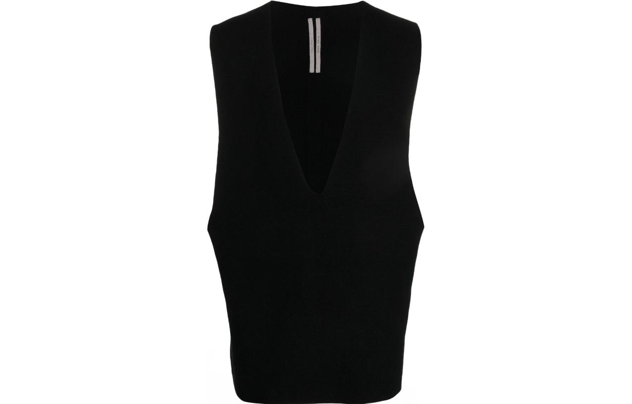 Rick Owens V Tank fine-knit vest