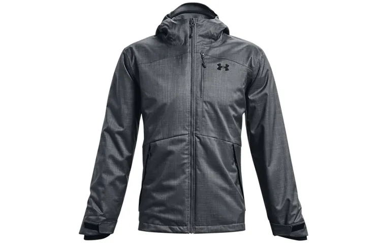 Under Armour Under Armour Porter Multicolor Loose Fit Thermal Fleece Lined Jacket Winter Men's Gray