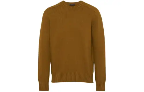 PRADA Triangle-logo Crew-neck Jumper