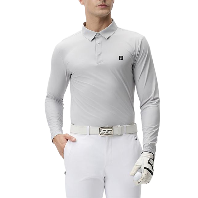 Мужское поло Fila (серое)