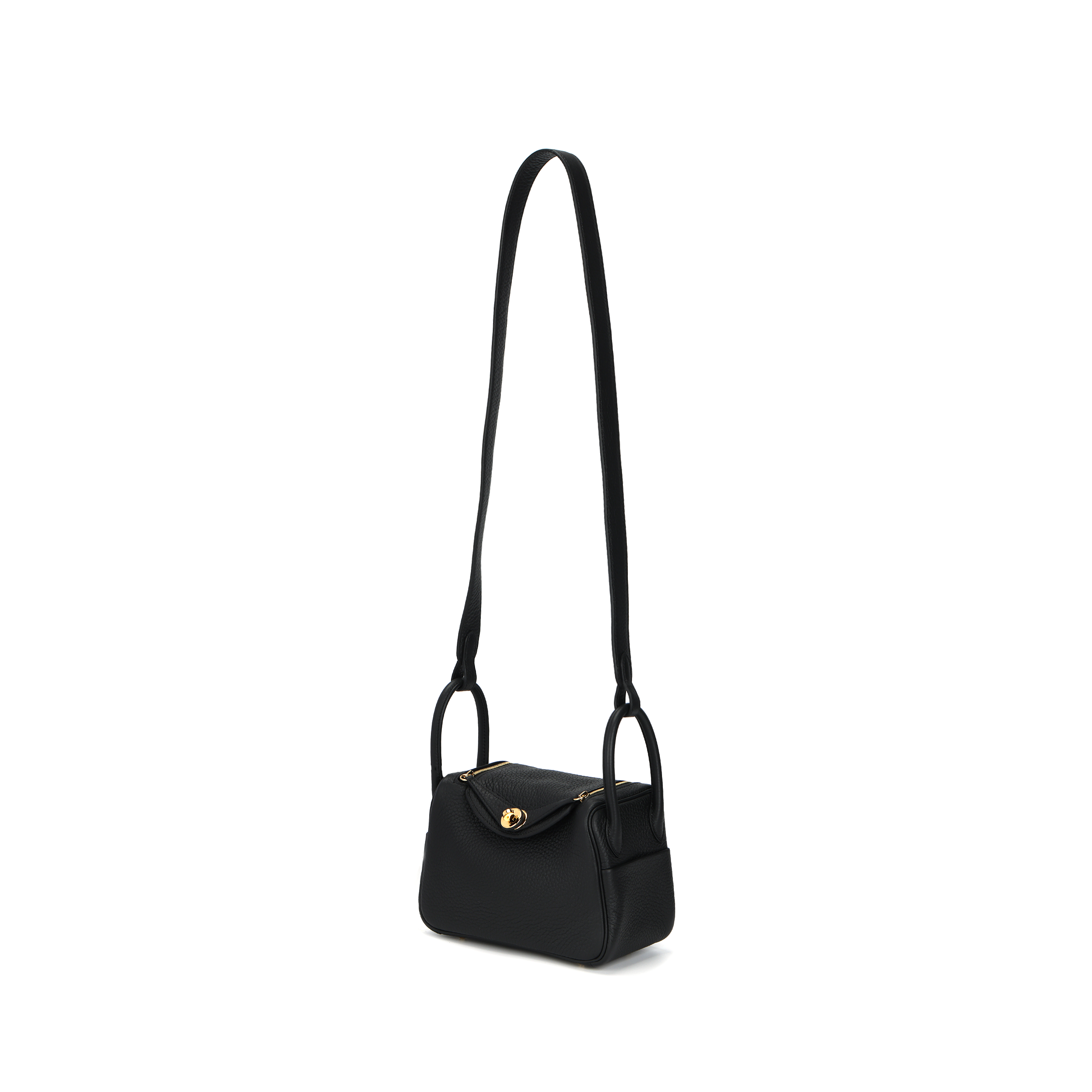 Женская сумка Hermes Lindy 19 (черная) — фото 2