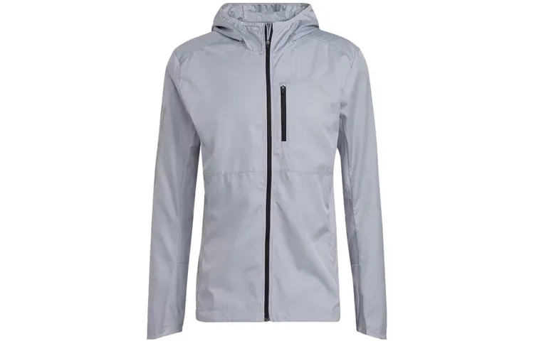 Adidas Jacket Men's Light Silver