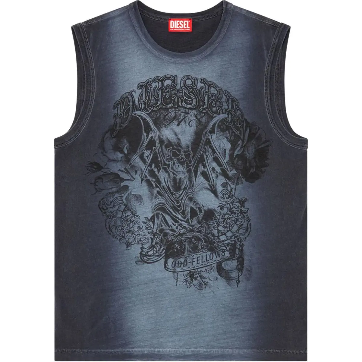 DIESEL T Bisco Q1 Logo print Tank Top