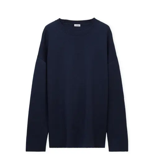 LOEWE SS25 Sweater Men's Marine Blue