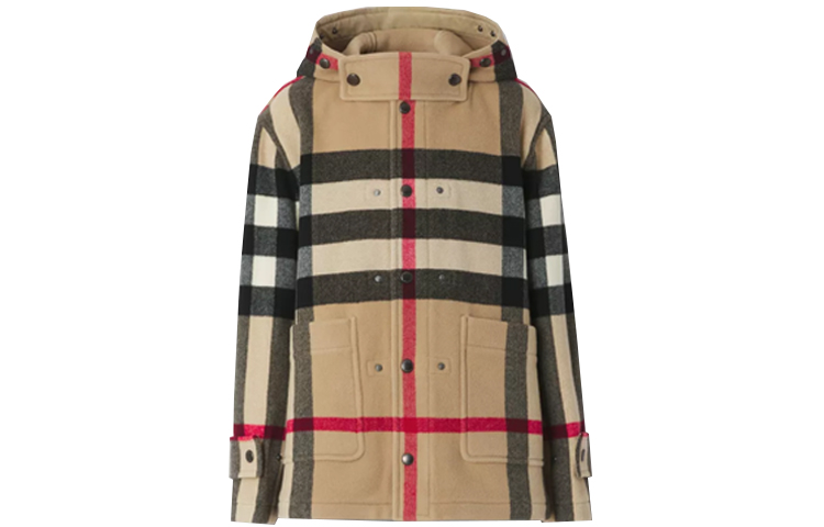 Burberry FW21 Technology Wool Jackets & Coats Men's Khaki 80414021