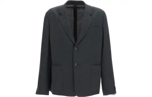 PRADA Jackets & Coats Men's Gray