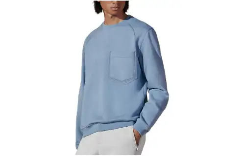 HERMES SS24 Knitwear Men's Light Gray Blue