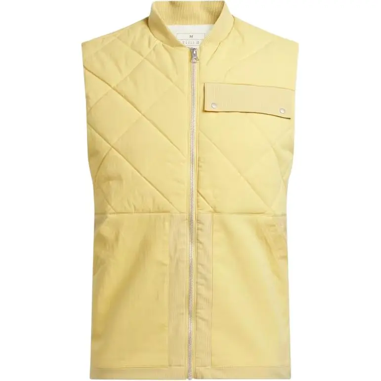 Adidas Free Shipping With AdiClub Go-to Quilted Dwr Full Zip Vest