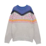 FILA FW24 NORDIC SWEATER Unisex Gray