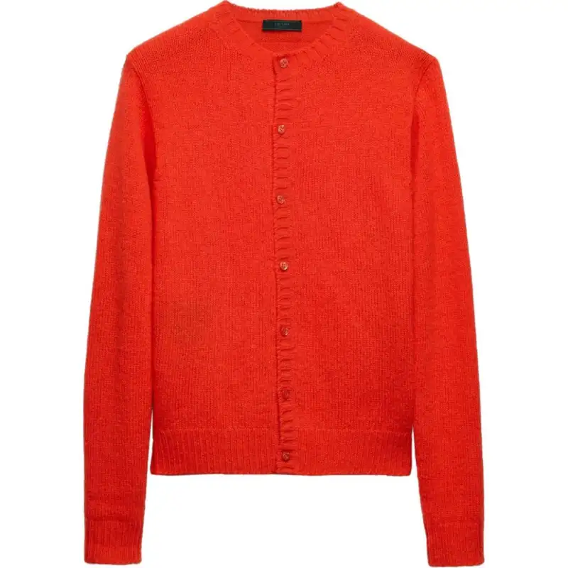 PRADA Logo Patch Cardigan