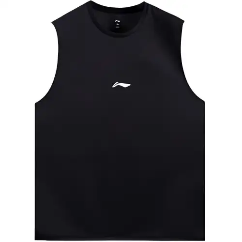 Li Ning Tank Top Men's Cool And Refreshing Black
