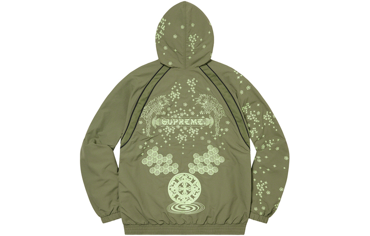 Куртка Supreme SS22 Week 3 AOI Glow-in-the-Dark (черная)