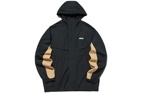 ANTA Life Collection Jackets Men's Black Hooded Moderate Pilot