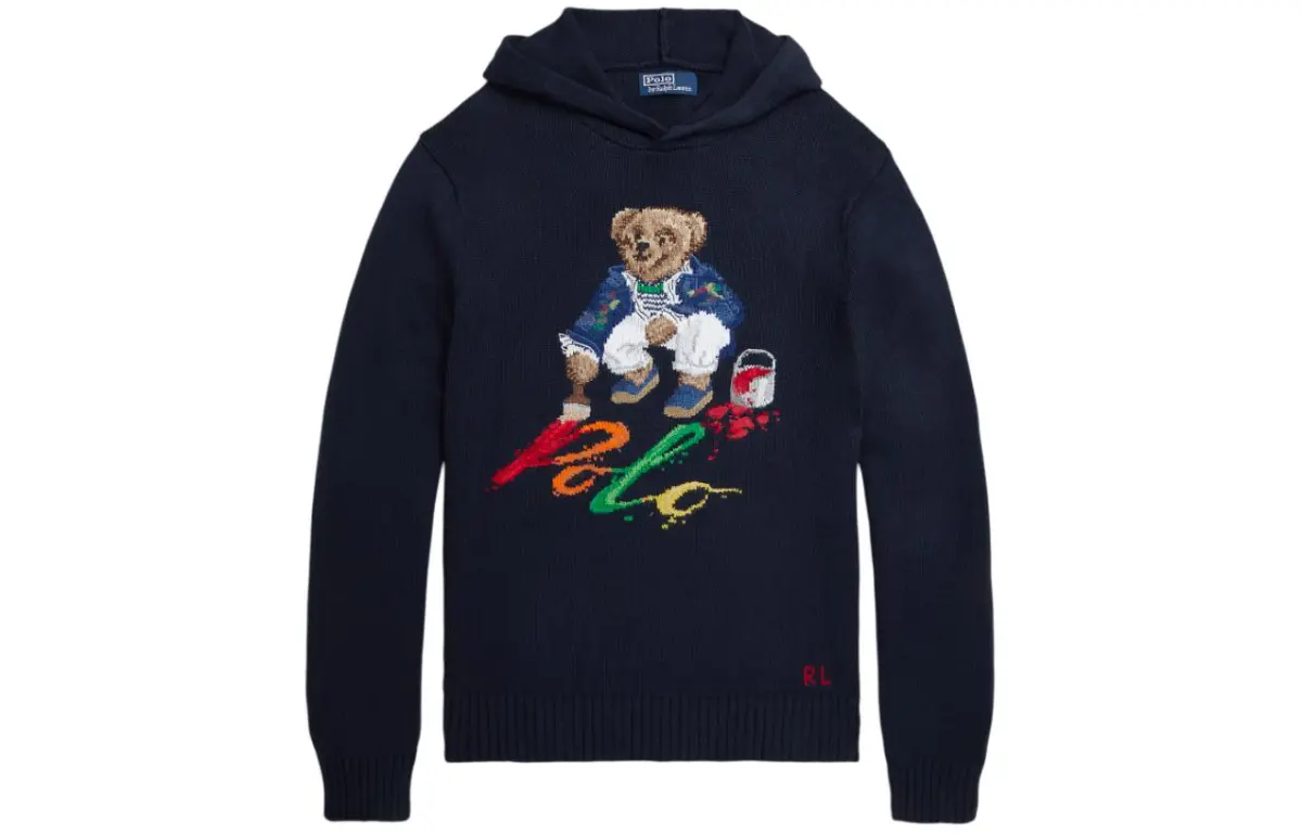 Polo Ralph Lauren Polo Bear SS24 Knitwear Standard Men's Marine Blue