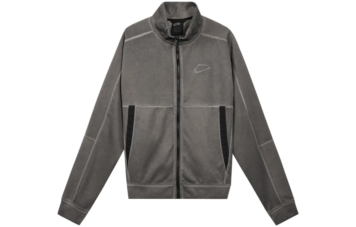 Nike Jackets Men's Gray Stand Collar Moderate Other